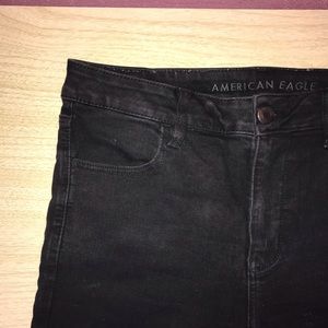 American eagle high rise black jeggings